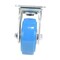 Vestil Polyurethane Swivel Caster 5 In. Diameter x 2 In. Width 771 Lb. Capacity Light Blue/Gray CST-KB-5X2PUP-S - alternate 4